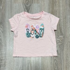 Roxy Pink Short-Sleeve Surfboard Graphic Tee